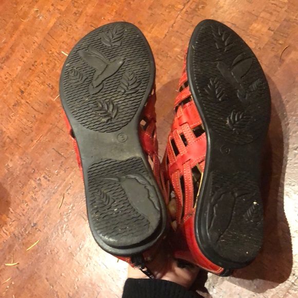 Handmade strappy leather sandals - Picture 5 of 5